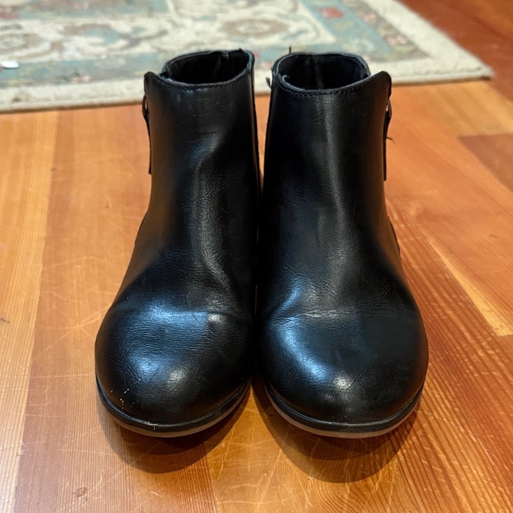 Cat & Jack Black Ankle Boots